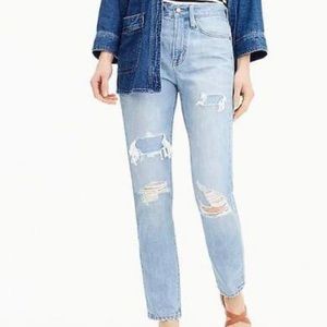 j crew point sur high-rise retro straight jean